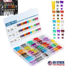 330Pcs Universal Car Fuses Assortment Standard Mini Low Profile Automotive Set picture
