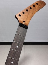 Banana head 22fret Roasted flame Maple Guitar Neck part Floyd nut rosewood picture
