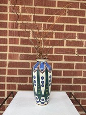 Art Deco Crackle Vase by Boch Freres La Louvière, Charles Catteau 1925 picture