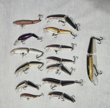 Lot Of 14 Rapala's Jointed Minnow Fishing Lures  picture