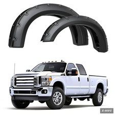 YITAMOTOR Front Rear Fender Flares Smooth Finish Wheels Pocket Rivet Style picture