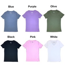Eddie Bauer Women's V-Neck Tee, Short Sleeve, Cotton/Poly Blend picture