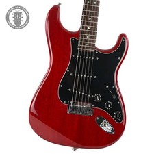 2004 Fender FSR American Deluxe Stratocaster Mahogany Crimson Red Transparent picture