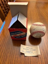 Vintage 1940s 1950s SPALDING Official Eastern League Baseball NEW IN BOX picture