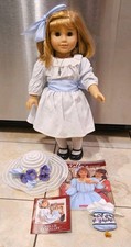 American Girl Pleasant Company Nellie Doll with Meet Outfit & Most Accessories picture