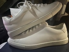 BRAND NEW Peter Millar Casual Leather Sneakers – Men’s Size 10.5 – White picture