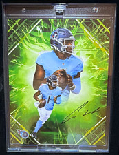 2025 Fanatics Emanate Cameron Ward Auto #78/99 Green Tennessee Titans RC picture