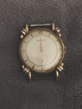 ORIGINAL BENRUS BB 4 ANTIQUE 1950s 10K ROLLED GOLD PLATE picture