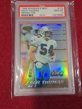 1996 Bowman's Best Refractor Zach Thomas PSA 10 picture