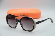NEW WOOW SUPER VISION 2 COL 0503 BLACK NUDE GRADIENT SUNGLASSES W/CASE 53-18 picture