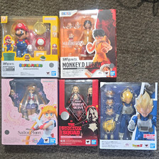 S.H.Figuarts Figure Lot Mario Monkey D. Luffy Sailor Moon Harley Quinn Vegeta picture