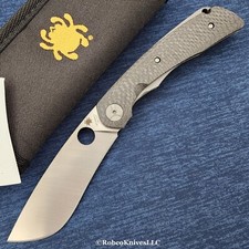 Spyderco Subvert Sprint Run CPM-20CV Satin Blade Carbon Fiber Handles C239CFP picture