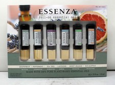 New Essenza Roll-On Essential Oil Box Of 6 Aromatherapy Natural Aromatherapy Oil picture