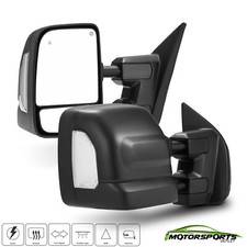 Towing Mirrors For Nissan Titan 2016-2021 Power Heated+Puddle Light+BSM+Memory picture