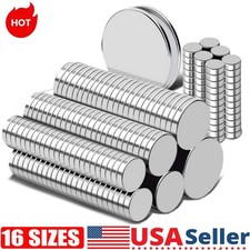 Round Neodymium Magnets Super Strong Rare Earth N52 Magnet Industrial DIY LOT picture