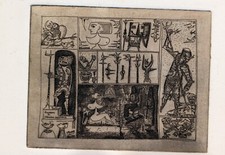 Guillermo Silva SantaMaria , Colombian Artist Etching , Signed , 1964, Miniature picture