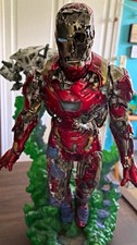 Iron Studios Spider-Man Zombie Iron Man Figure picture