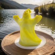 Ghost Mosser for Fenton Mold Art Glass Dandelion Yellow Glows UV Ltd picture