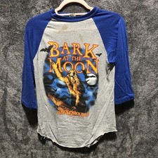 Vintage Tour Sportswear Shirt Mens M Gray Ozzy Osbourne Bark At The Moon picture