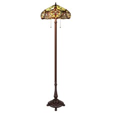 Chloe Lighting CORA Victorian-Style 2-Light Dark Bronze Finish Floor Lamp 18