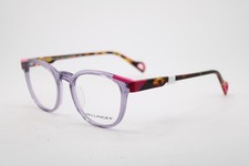 NEW BELLINGER DENMARK ANGLE-3 C.689 PURPLE PINK TORT AUTHENTIC EYEGLASSES 47-19 picture