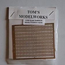 Tom's Modelworks 3576 1/350 Nimitz Photo-Etched Metal Flotation Racks.  NOS picture