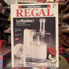 Vintage Regal La Machine 1 Food Processor NEW Open Box V813 picture