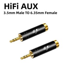 3.5mm Male to 6.35mm Female TRS Stereo Audio Headphone Adapter 1pc picture