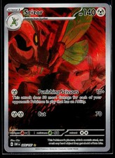 Scizor Holo Illustration Rare SV03: Obsidian Flames 205/197 NM picture