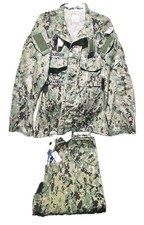 Authentic 2012 US NAVY Seabreeze Mens Camoflouge Print Working Uniform-(L) picture