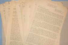 Letter Jewish RARE 1950-51 Israel Rabbi MAURICE JAFFE Jerusalem News x6 Zionist picture