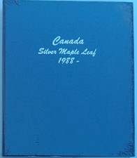 NEW Dansco 1988- Canadian Canada Silver Maple Leaf Leaves 7215 Coin Album 4 Page picture