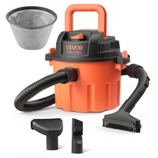 VEVOR 2.6 Gal Shop Vac 2.5HP Portable Dry Vacuum 800W with Nozzles for Jobsite picture
