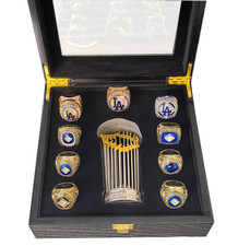 2025 New Los Angeles Dodgers 9 World Series Championship Rings Set +Trophy w Box picture