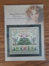 Hands Across the Sea Samplers Amy Cann 1831 Reproduction Cross Stitch Chart picture