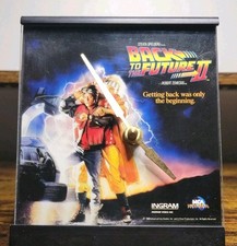 1989 Promo Back To The Future 2 II Ingram Universal MCA Collector Glass Clock picture