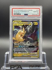 2019 Pikachu & Zekrom GX 33/181 Tag Team PSA 10 picture