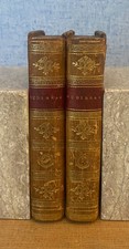 HUDIBRAS by Samuel Butler 1812. Epic Poetry in Two Volumes Full Mottled Calf picture