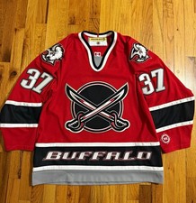 Vintage KOHO Buffalo Sabres Curtis Brown #37  “Butter Knives” Jersey Men’s Large picture