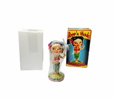 Vintage Y2K RARE Bopp'n Heads Waikiki Hula Girl Bobblehead Figurine NEW OPEN BOX picture