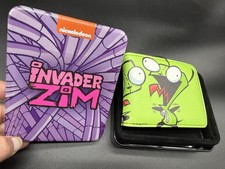NIB Buckle-Down Men's Bi-fold Wallet - Nickelodeon's Invader Zim picture