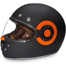 DOT Approved Daytona Full Face Retro Helmet – Small Vintage Motorcycle Cruiser picture