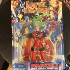 Deadpool II Unmasked Action Figure 1996 Sealed - ToyBiz Marvel Universe picture