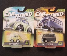 MGA Car Tuned Series 11 VW Beetle & VW Type 2 T1 🔥New Release 2026🔥 Lot Of 2 picture