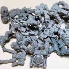 Broken Mechs and Vehicles Scrap Miniature Compatible with Battletech MWO picture