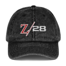Chevy Camaro Z28 1969 Z/28 Emblem Muscle Car Owner Gift Vintage Cotton Twill Cap picture