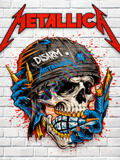 Metallica Disarm Metal Sign 9