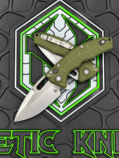 Heretic Knives Martyr Manual Tanto Stonewash OD Green H057-2A-GRN picture