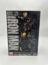 KOTOBUKIYA ARTFX MARVEL NOW IRON MAN BLACK GOLD 1/10 FIGURE picture