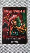 Iron Maiden 2026 Run For Your Lives World Tour FanCard - Unscanned - picture